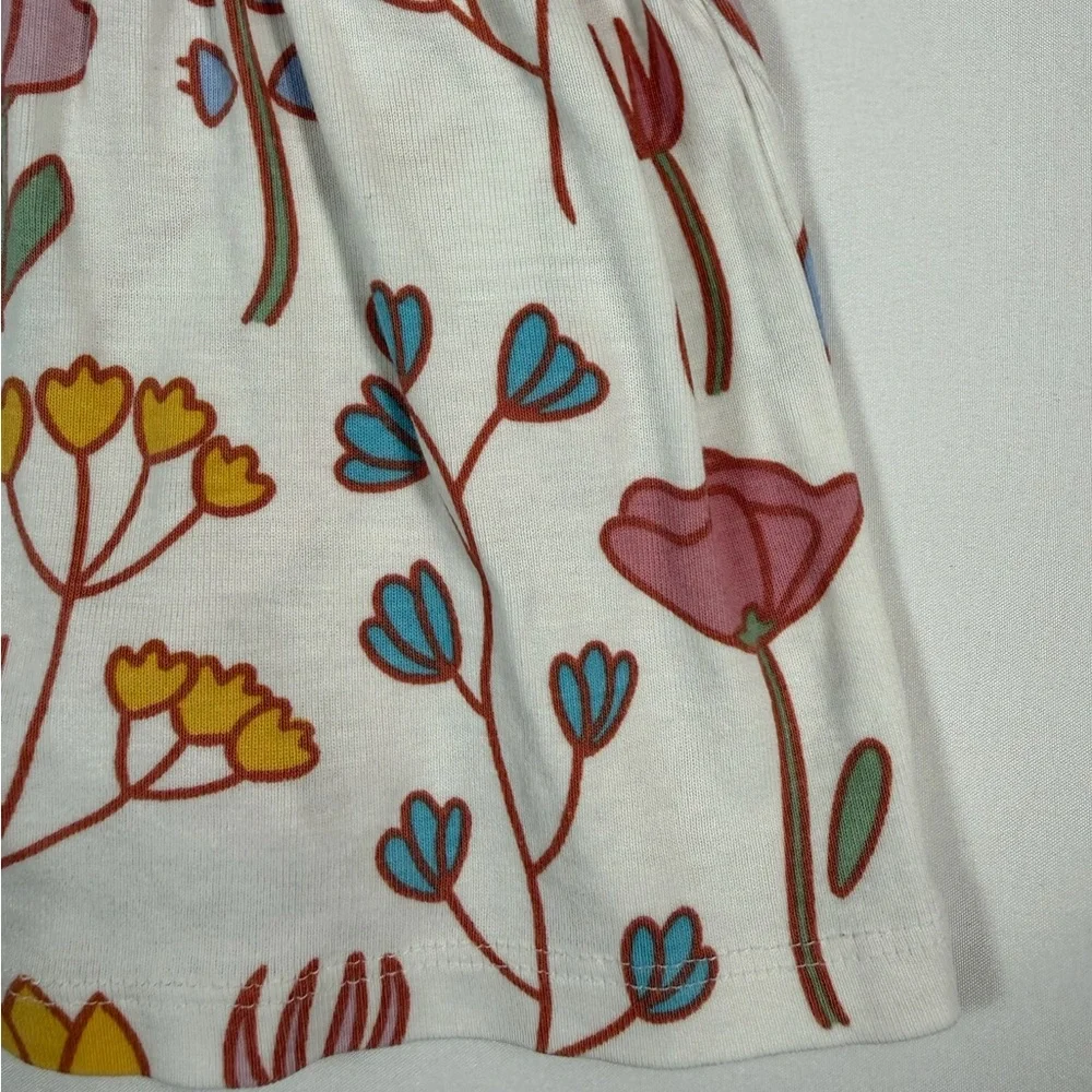 MONICA ANDY Baby Girl Organic Cotton Floral‎ Dress 0-3M Minimal Cottagecore